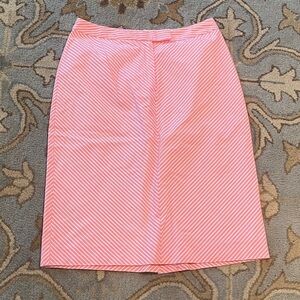 Brooks Brothers Women's Pink Striped Pencil Skirt $30 size 6